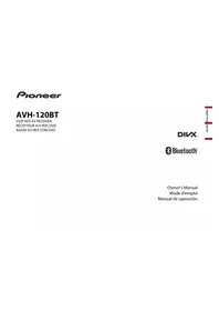 Notice PIONEER AVH-120BT Autoradio