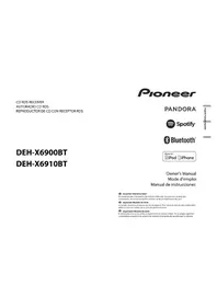 Notice PIONEER DEH-X6900BT Autoradio