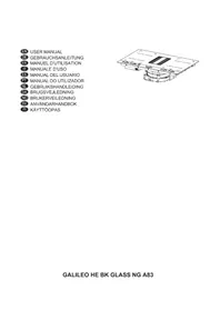 Notice FABER GALILEO HE BK GLASS NG A83 Cuisinière