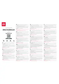 Notice ONE FOR ALL DM 4220 Support écran plat