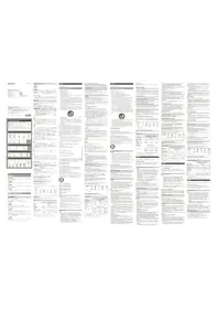 Notice SONY BP-U35 Batteries appareil photo