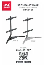 Notice ONE FOR ALL WM 7431 Meuble TV