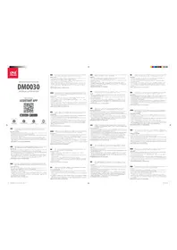 Notice ONE FOR ALL DM 0030 Support écran plat