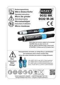 Notice Hazet 9032 MK Ponceuse