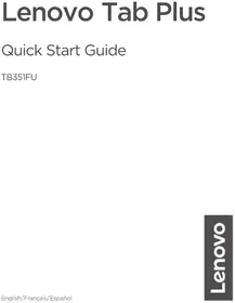 Notice LENOVO TAB PLUS Tablette