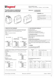 Notice LEGRAND 413091 Sonnette de portes