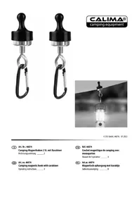 Notice Calima 46074 Tente