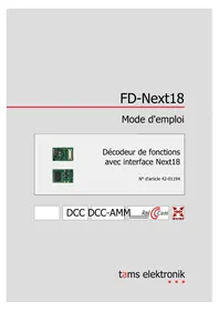 Notice Tams Elektronik FD-NEXT18 Décodeur numérique
