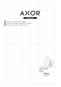 Notice Axor CITTERIO E 36108001 Robinet