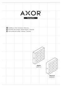 Notice Axor CITTERIO E 36822001 Système de douche