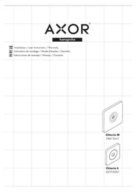 Notice Axor CITTERIO E 36725001 Non catégorisé