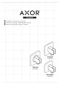 Notice Axor CITTERIO E 36724001 Non catégorisé