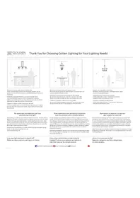 Notice Golden Lighting BRIGHAM 4305-OWL NB-CLR Éclairage