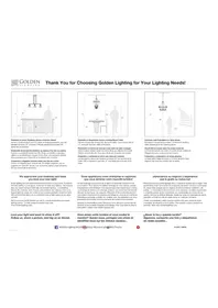 Notice Golden Lighting MALTA 0511-3P BCB-CLR Éclairage