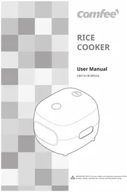Notice COMFEE CRD12L1B1BPGCA Cuiseur à riz