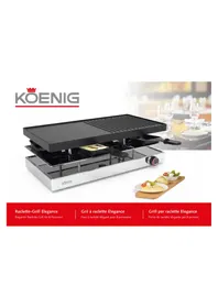 Notice KOENIG B02247 Plaque de grill