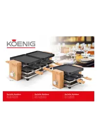 Notice KOENIG B02167 Plaque de grill