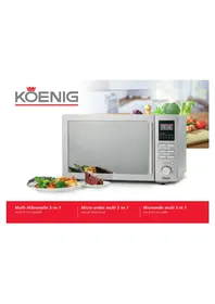 Notice KOENIG B01105 Four à micro-ondes