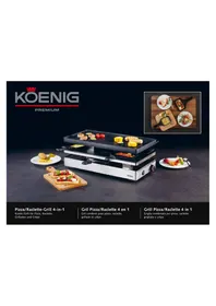 Notice KOENIG B02250 Plaque de grill