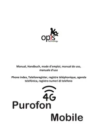 Notice Opis PUROFON MOBILE Smartphone