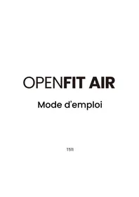 Notice SHOKZ OPENFIT AIR Casque