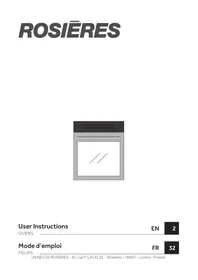 Notice ROSIERES RFC32979NWF Four