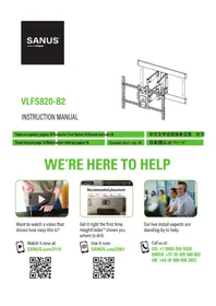 Notice SANUS VLFS820 Non catégorisé