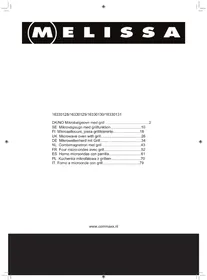 Notice Melissa 16330129 Four à micro-ondes
