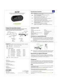 Notice Avantree AS70P Recepteur
