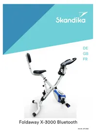 Notice Skandika FOLDAWAY X-3000 BLUETOOTH Vélo d'appartement