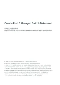 Notice TP-LINK S7500-26XF6Y Commutateur