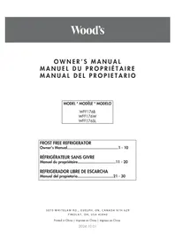 Notice DANBY WFF176SL Réfrigérateur