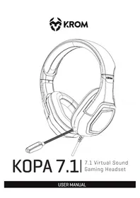 Notice Krom KOPA 7.1 Casque