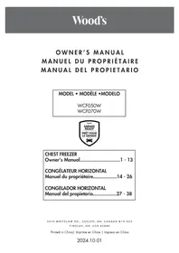 Notice DANBY WCF050W Congélateur