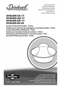 Notice PETSAFE DRINKWELL AVALON-EU-45 Animaux domestiques