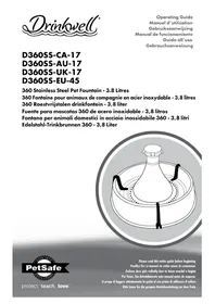 Notice PETSAFE DRINKWELL D360SS-EU-45 Animaux domestiques
