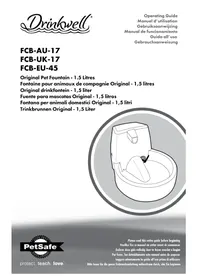 Notice PETSAFE DRINKWELL FCB-EU-45 Animaux domestiques