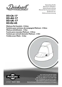 Notice PETSAFE DRINKWELL D2-EU-45 Animaux domestiques