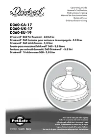 Notice PETSAFE DRINKWELL D360-CA-17 Animaux domestiques