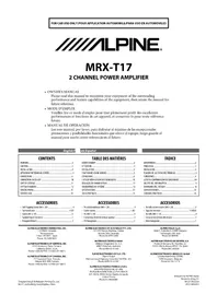 MRX-T17 ALPINE