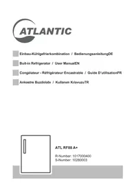 ATLANTIC ATL RF88 A+ - Refrigerator
