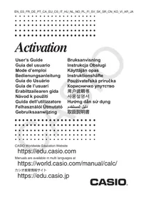 CASIO Activation - Calculatrice