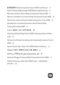 Xiaomi Body Composition Scale S400 - Pèse-personne connecté