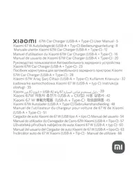 Xiaomi 67W Car Charger (USB-A + Type-C) - Auto-Ladegerät