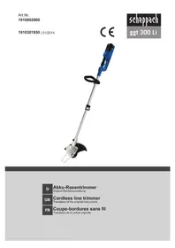 SCHEPPACH ggt 300 Li - Coupe-herbe