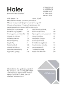 Leiðarvísir HAIER H85M92FUX Sjónvarp