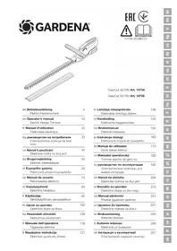 Notice GARDENA EASYCUT 45/18V Taille-haie
