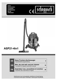 SCHEPPACH ASP21-4in1 - Staubsauger