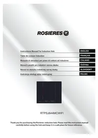 Návod ROSIERES RTPSJ644MCWIFI Sporák