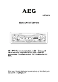 AEG CSF MP3 - Autoradio